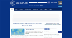 Desktop Screenshot of globalbusinessparks.com